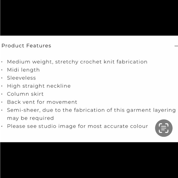 DISSH crochet dress buttermilk color xs - Picture 9 of 9